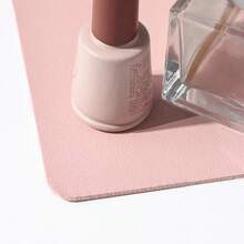 Pink PU Leather Foldable Manicure Pad, Waterproof And Easy To Clean, Hand Support, Manicure Accessories - Apricot - View 5