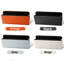 1pc Car Multi-Function Storage Box, Car Organizer, Multi-Position Adhesive Car Interior Accessory, Universal Car Seat Gap Hanging Storage Bag, For Storing Keys, Glasses, Cards, Car Center Console Storage Rack, Suitable For All Car Models - A - View 7