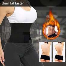 High-Pressure Abdominal Waist Trainer With Quick-Dry Fabric, Excellent Elasticity, Suitable For Fitness Workout And Sauna Use - Black - View 5