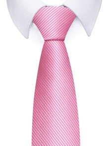 1 Peça Gravata Masculina de Cor Sólida com 8CM de Largura, Adequada para Combinar com Camisas e Ternos, Ideal para o Ambiente de Trabalho, Entrevistas de Emprego, Reuniões Formais - Cores misturadas - Visão 20