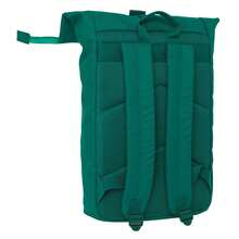 Real Betis Balompié | Betis Balompié School Backpack Adaptable To Trolley (Without Trolley) Water Resistant, Official License, 2 Large Compartments, Bottle Pocket - Standar - Hijau - View 3