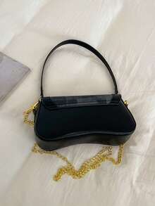 New Versatile Shoulder Bag - Black - View 8