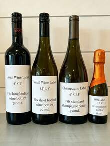 Pegatinas personalizadas para botellas de vino con foto, etiquetas personalizadas, pegatinas cuadradas, regalo romántico ideal para cumpleaños, Día del Maestro, Día de San Valentín, Día de la Madre, Día del Padre, fiesta o aniversario, regalo para parejas, mejor regalo para familia, novia, novio, dama de honor, colega, amigo, set DIY - Multicolor - Ver 3