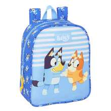 Safta | Bluey Let's Adaptable Kindergarten School Backpack For Trolley (Without Trolley) Main Compartment With Zipper - Lets Play - View 2