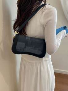 New Versatile Shoulder Bag - Black - View 3