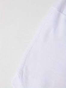 Camiseta casual para hombre, con ajuste regular para inclusividad. El clásico cuello redondo y las mangas cortas ofrecen opciones de estilo versátiles con estampados de moda que añaden un to - Blanco - Ver 6