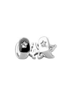 1/2pcs Floral Hollow Design Double Gold Tooth Halloween Cool Tooth Decor Personalized Hip-Hop Side Tooth Accessory Suitable For Daily, Party, Music Festival Wear And Gift - Multicolor - View 5
