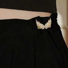 Angel Wings Waist Cincher, Adjustable Waist Buckle For Jeans Without Sewing - Multicolor - View 3