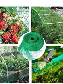 Garden Bird Netting, Expandable Large Mesh Reusable Breathable Protective Cover, Suitable For Vegetables, Fruit Trees And Plants, Effectively Blocks Animals And Insects, Easy Installation - A - View 1