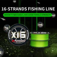 BKUMAN X16PE 釣魚線，適用於鹹水、淡水和冰釣，多種強度選擇。送給朋友的完美節日禮物。 - 彩色 - 查看 3