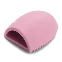 Envie Silicone Egg Makeup Sponge Scrubber Brush Cleaner Pink Reusable Tool - Pink - View 7
