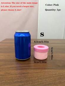1 Silicone Portable Ice Tray Mold, Cylindrical 3D Ice Making Grinding Tool, Easy To Demold Silicone Ice Tray, Suitable For Household, Bar, Club, And Outdoor Summer Beverage Preparation Reusable Ice Makers, Kitchen Utensils, And Kitchen Accessories - Multicolor - View 16