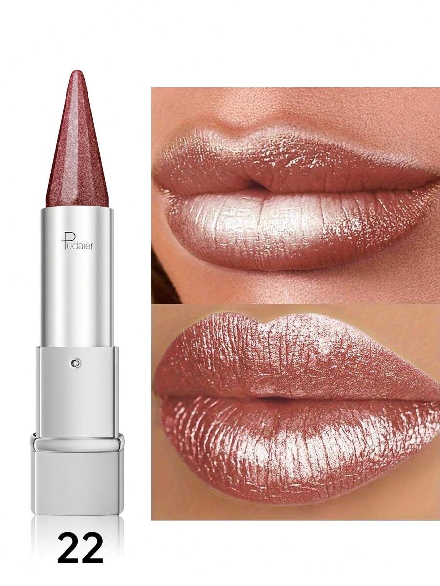 Waterproof, Non-Stick Velvet Pearl Lipstick, Moisturizing And Smooth Texture Suitable For All Skin Tones, Valentine's Day Gift - 22 - View 1