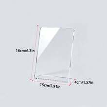 2/4Pcs, 15x16/20x26cm, Clear/Black, 3mm Thickened Acrylic, Dry Erase Writing Board, Mini Whiteboard, Wipeable Reusable Easy Clean, Freestanding, Table Sign, Restaurant, Office, Shop, Wedding, Party, Menu Holder, Message Board, Graduation, Home Decor - Notice Board - View 17