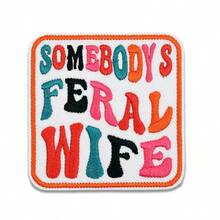 1件/5件組 熱門語句刺繡貼布，適用於衣物、包包、帽子、DIY手工藝等 - C 1件 - 查看 1