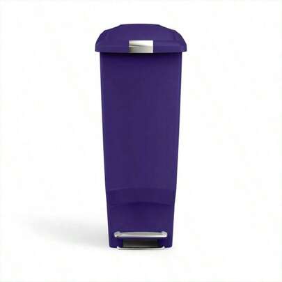 Bote de Basura Cocina Slim, 40L con Pedal de Acero Duradero, Tapa con  Antimascotas, Color Hunter