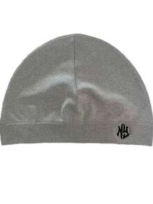 1pc Solid Color Letter Print Nylon Outdoor Sports Cycling Cap, Soft Breathable Sports Hat With Ear Flaps, Adjustable, With Embroidery - NY - View 8