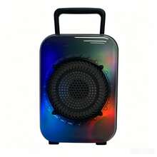 New 3-Inch Portable Outdoor RGB Flame Lamp With High Face Value And Bluetooth Sound For Ambient Feeling - A - View 3