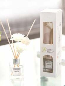50ml Rattan Reed Diffuser Set, Suitable For Home, Study, Bedroom, Bathroom, Effectively Deodorizes, Enjoy Fragrance Without Open Flame (Set Includes 1 Bottle Of Essential Oil, 5 Reed Sticks, 1 Rattan Ball And 2 Dried Flowers), Perfect For Indoor Decor, Home Decor, And Essential For Back To School And Dorm Decoration. - Mix - View 9