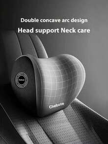 1pc Universal Car Neck Pillow, Breathable Neck Pillow, Lumbar Support, Neck Protection, Headrest, Car Interior Neck Pillow, Car Seat Lumbar Support, Suitable For All Seasons - Multicolor - View 7