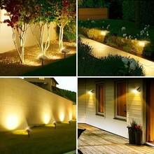 1/2PCS Solar Powered Outdoor Garden Lights With Light Sensor, 10 LED White/Warm/Colorful Light, Embedded Path Lawn Light, Multi-Function Detachable Wall Lamp, 3 Lighting Modes Safety Path Light, Outdoor Garden Decoration Solar Garden Light, Built-In Rechargeable Battery Solar Panel Charging Outdoor Camping Light, Suitable For Yard, Pathway - 10LED Wall Light/Lawn Light - View 7
