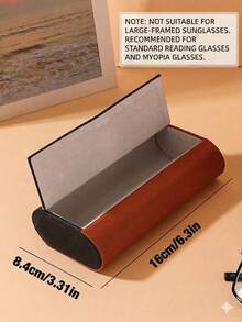 XIANG YU Double Layer Glasses Case For Reading & Thin Eyeglass Dual Slotted Travel Storage Box Multi Color Soft Fleece Lining Protector Case For Daily Use - Double-layer Glasses Case - View 8