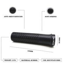 AOFDA Universal 135MM Mountain Bike Handlebar Grips Rubber Granular Anti-Slip Shock-Absorbing Wear-Resistant Sealed Lock-Ring Fixed Dirt Bike Grips Professional Cycling Bicycle Handlebar Accessories - Multicolor - View 4
