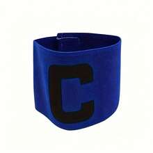 1pc Captain Football Match Armband, Wrap-Around C-Shaped Badge, Suitable For Running, Sports And Football Training. - Green - View 7