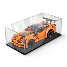 Collectible Display Case, Assembled Transparent Acrylic Box, Alternative To Glass Box, Used For Displaying Figures, Home Storage And Organizing Toys - Black - View 3