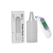 20pcs/60pcs/100pcs/200pcs Universal Compatible Ear Thermometer Covers, Disposable Independent Use, Prevent Cross Contamination. Fits Probe Securely Without Falling Off, Ensures Accurate Temperature Measurement. Blocks Earwax And Dirt, Protects Temperature Sensor. Easy To Install And Remove, Quick And Effortless Replacement - A - View 3