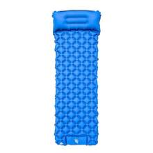 1pc Outdoor Inflatable Sleeping Pad, Camping, Hiking, Picnic Essential Lightweight Portable Foldable Moisture-Proof Mat Outdoor Gear Summer Travel Must-Have, Foot-Pumped Extra Wide Extra Thick Inflatable Mattress - Multicolor - View 18