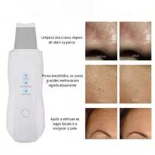 Aparelho Ultrassônico para Limpeza Facial Profunda, Esfoliante, Remove Cravos, Anti-rugas para Cuidados com a Pele - 1 peça - Visão 4