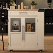 Mobile Storage Islands - White - View 7