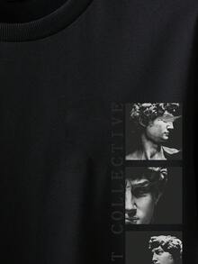 Camisetas de hombre - Negro - Ver 3