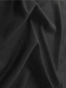 Nueva Camiseta para Hombre 2026: Sencilla, de color sólido, corte regular, con estampados de doble cara de Café y personajes de dibujos animados con unaáquina de café en la parte delante - Negro - Ver 5
