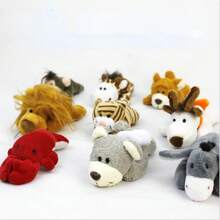 Cute Panda Plush Fridge Magnet Cartoon Animal Doll Home Decor - 8 - View 2