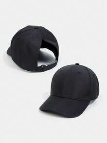 1pc High Ponytail Baseball Cap, Summer Open Top Back Opening Ponytail Hat, Versatile Sun Protection Cap, Multiple Colors Available - Ponytail Baseball Cap - View 5
