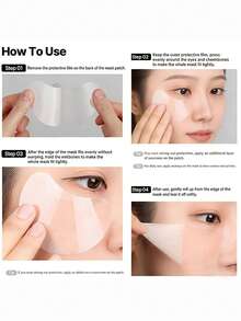 Outdoor Invisible Beauty Patch - Ultra-Thin Invisible Facial Training Patch - Trimmable - Suitable For All Face Shapes, Outdoor - Sports - Daily - Travel - Portable - Multi-Function Invisible Patch - Summer - All Seasons - Multicolor - View 8