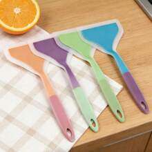 1/2pcs Multi-Color Multi-Function Silicone Spatula - Non-Stick, Heat-Resistant, Ergonomic Handle, Suitable For Cooking, Stirring And Grilling - Applicable For Pancakes, Steaks And More. - Ergonomic Handle Design, Durable Kitchen Tool, Wok Spatula, Frying Pan Spatula, Wide Pancake Spatula, Non-Stick Heat-Resistant Pancake Spatula, Women's Gift - Multicolor - View 12