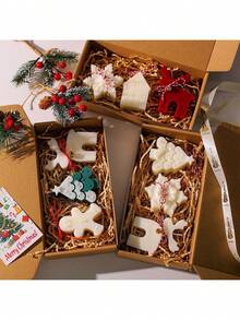 Christmas Holiday Gift Set. Shaped Scented Candles, Home Decor Figurines - 1PC - View 5