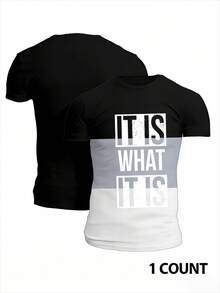 ¡Gran actitud! Camiseta de manga corta con estampado personalizado "Así es". - Albaricoque - Ver 9