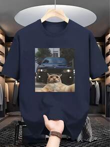 Men T-Shirts - 黑色 - 查看 12