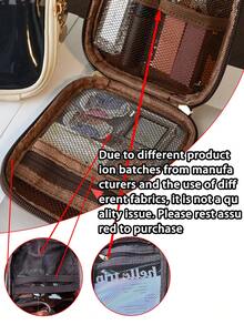 1pc Mini Makeup Bag, Simple Compact PVC Cosmetic Storage Bag, Skincare Toiletry Bag, Multi-Function Wallet, Jewelry Box, Women's Short Clutch, Lipstick Cosmetic Organizer Bag, Inner Small Bag, Waterproof Storage Bag, Portable Travel Bag, Card Wallet, Multi-Function Wallet, Women's Short Wallet, Coin Purse, Card Holder - Hello Package - View 9
