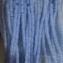 50颗6x12毫米小竹珠，适用于流苏、窗帘、DIY装饰、吊坠、项链、手链等。 - 彩色 - 查看 22