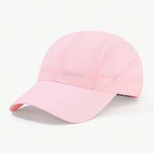 1pc SPORTS Letter Foil Print Quick-Dry Mesh Breathable Sun Protection Baseball Cap For Outdoor Sports, Hiking, Climbing - SPORTS Hot Stamped Quick-drying Cap - View 8