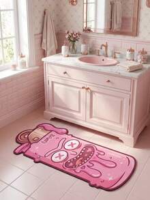 1pc Personalized RAW Cigarette Shaped Asymmetric Rug, Creative Decorative Rug, Diatomaceous Earth Material, Multiple Sizes Available, Bath Mat, Bathroom Rug, Door Mat, Small Rug, Carpet, Floor Mat, Home Decor, Area Small Rug, Outdoor Mat, Home Decor, Area Rug, Bedroom Rug, Washable Rug - Multicolor - View 2