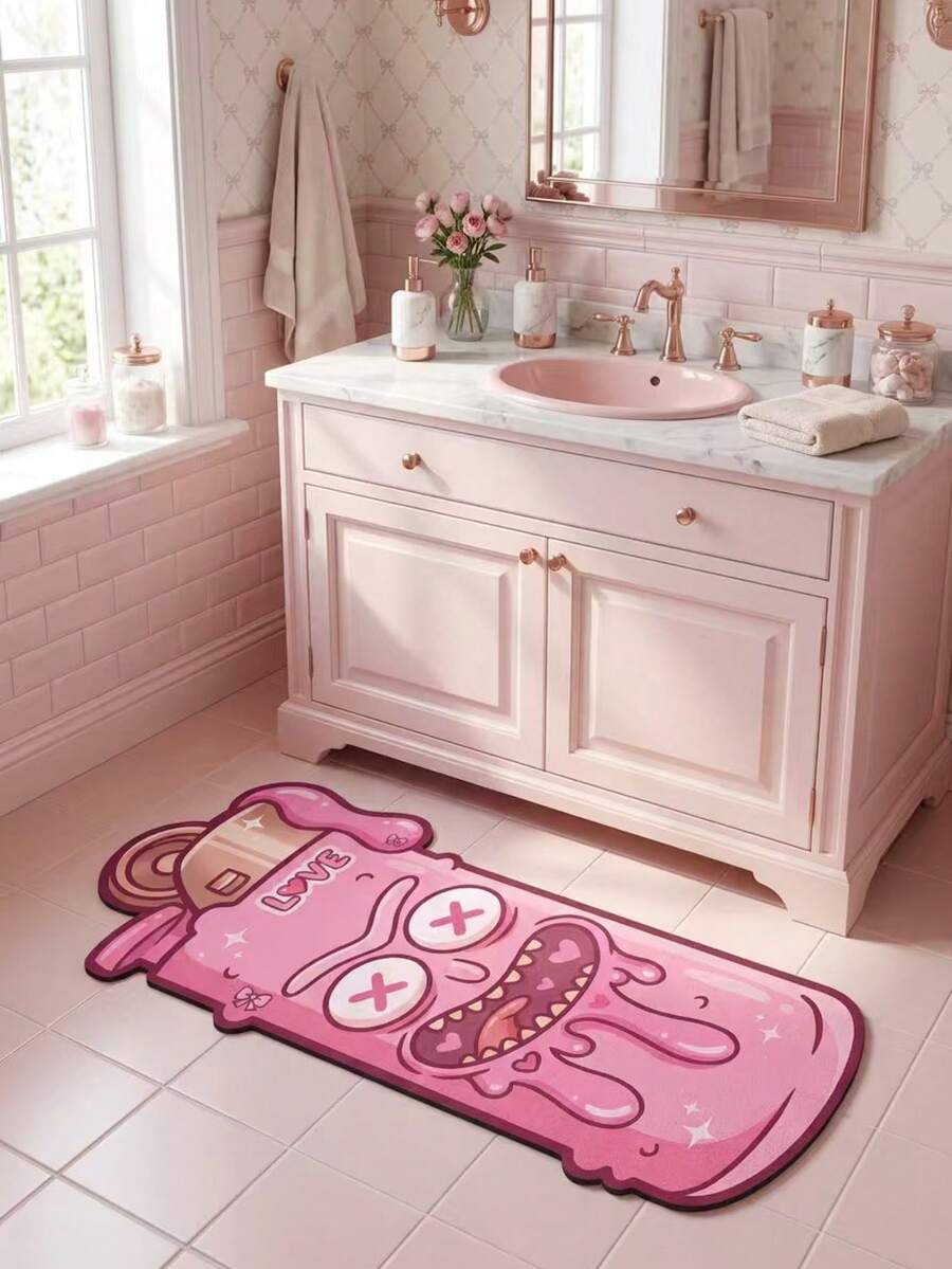 1pc Personalized RAW Cigarette Shaped Asymmetric Rug, Creative Decorative Rug, Diatomaceous Earth Material, Multiple Sizes Available, Bath Mat, Bathroom Rug, Door Mat, Small Rug, Carpet, Floor Mat, Home Decor, Area Small Rug, Outdoor Mat, Home Decor, Area Rug, Bedroom Rug, Washable Rug