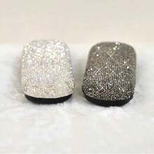 1pc Luxury Rhinestone Glasses Case, Unisex Fashionable Pressure-Resistant Minimalist Personalized Eyeglass Box, Vintage Glasses Case, Convenient For Travel And Carrying, Glasses Storage, Suitable For Fashion Glasses, Fashion Glasses, Prescription Glasses, Reading Glasses, Decorative Glasses, Etc. - View 5