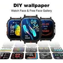 Smart Watch, Wireless Call/Dial, Multiple Sports Modes, Incoming Call Reminder And Rejection, SMS Reminder, Message Reminder View, Customizable Wallpaper, Compatible With IPhone/Android - Multicolor - View 4