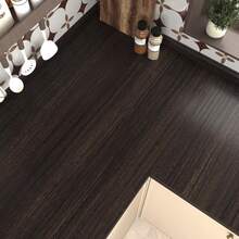 1 Roll Self-Adhesive Wood Grain Wallpaper - PVC Self-Adhesive Removable Wallpaper, Suitable For Cabinets, Furniture, Tables, Walls - Thickened Waterproof Vinyl Material, Easy To Apply And Remove - Home Decor, Room Renovation, Spring Refresh, DIY Decorative Stickers, Wall Panels, Wood Grain Peel And Stick Wallpaper - Black Walnut - View 12